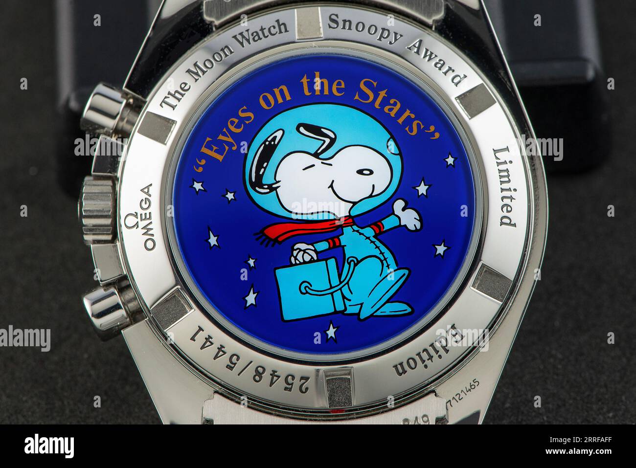 Omega Speedmaster Snoopy Edition Foto Stock