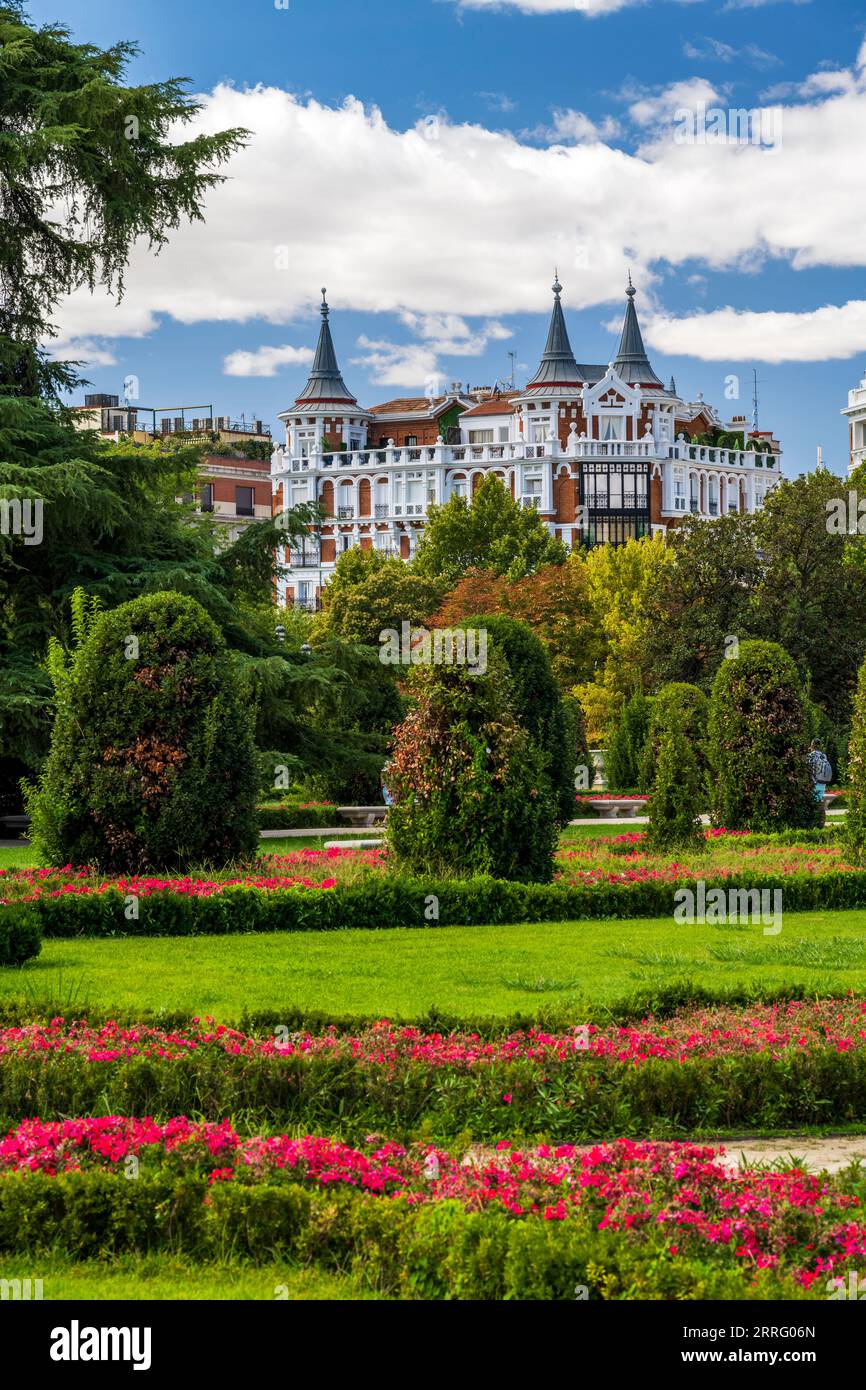 Parco del Buen Retiro (Parque del Buen Retiro), Madrid, Spagna Foto Stock