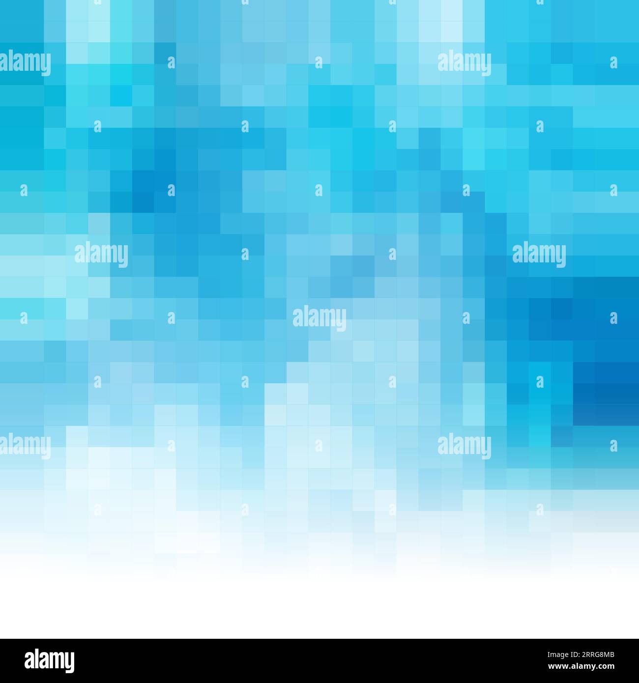 Sfondo astratto con disegno a mosaico blu Illustrazione Vettoriale