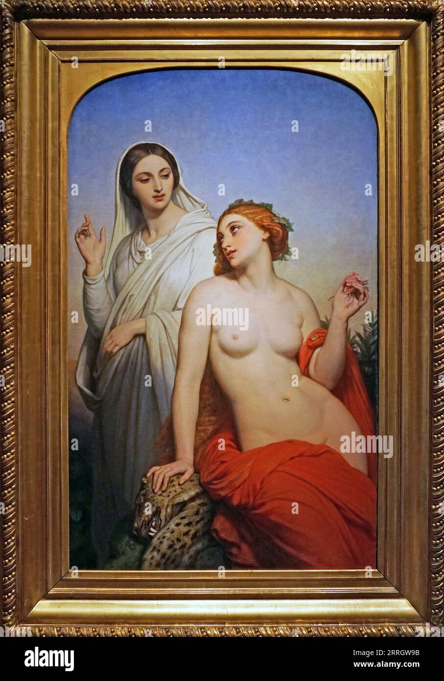 Heavenly and Earthly Love (1850) di Ary Scheffer (1785-1858). Pittore romantico olandese-francese. Foto Stock