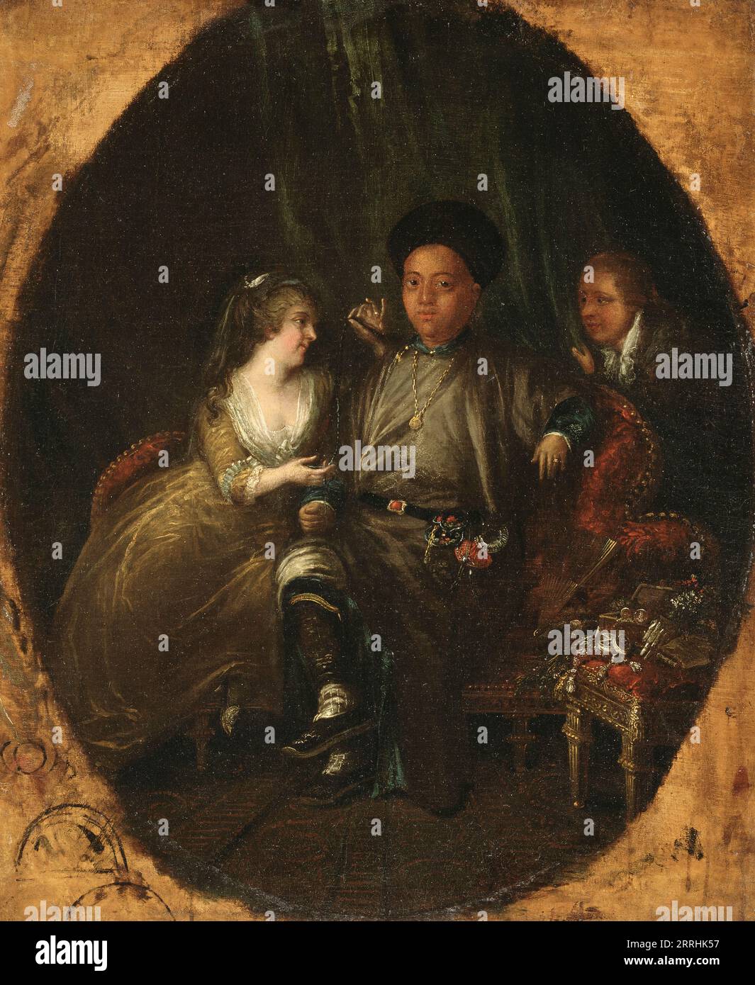 Ritratto dell'Afock cinese, c1876. Foto Stock