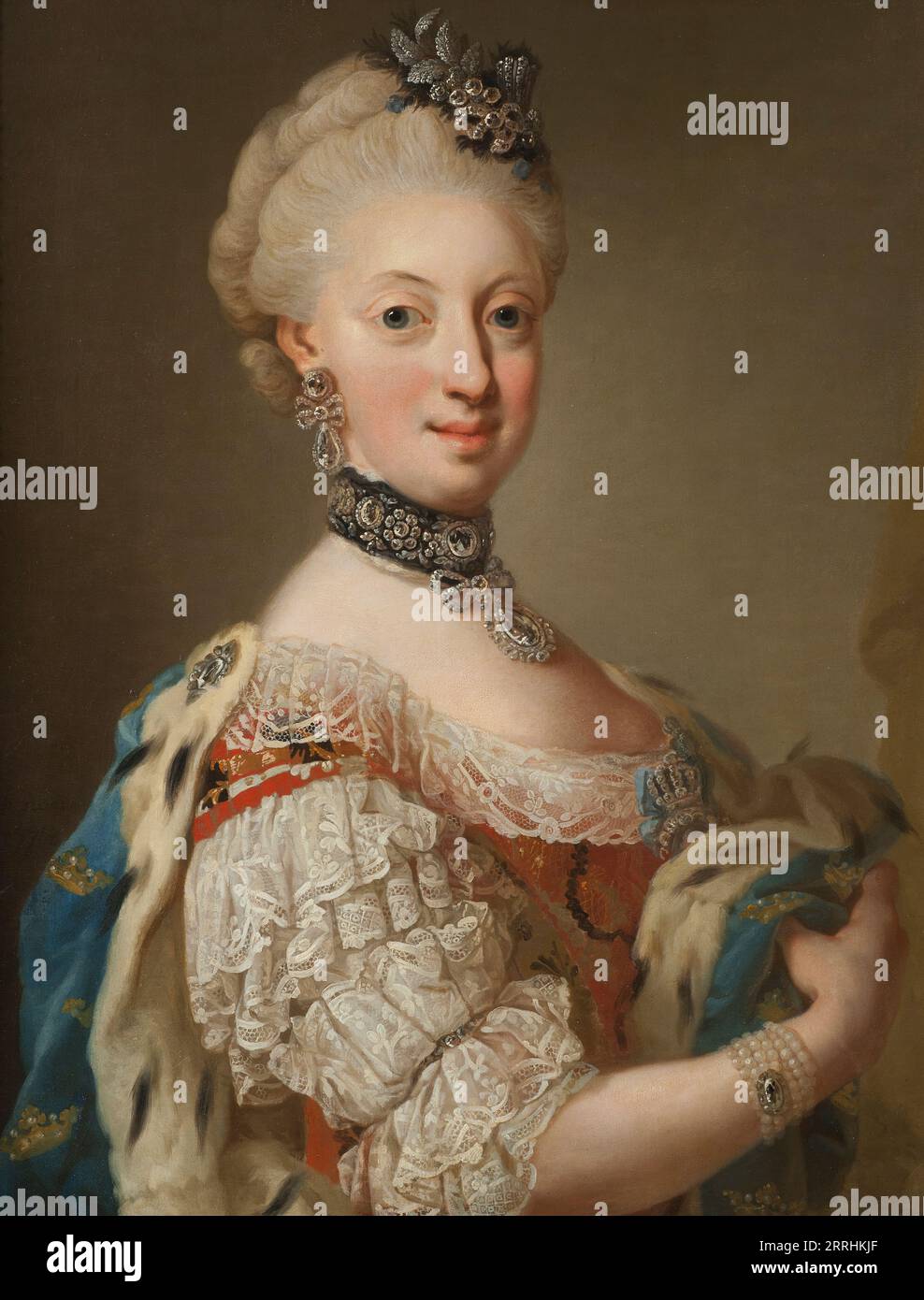 Sofia Magdalena, 1746-1813, Regina di Svezia Principessa di Danimarca, 1768. Foto Stock