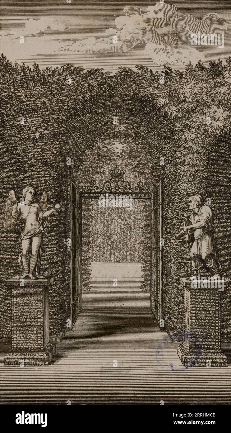 L'Entr&#xe9;e du Labyrinthe, 1679. Foto Stock