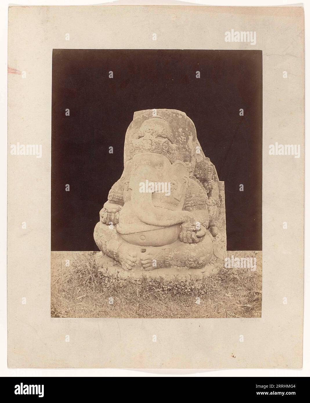 Statua di Ganesha, Herman Salzwedel, 1880 - 1888 Foto Stock