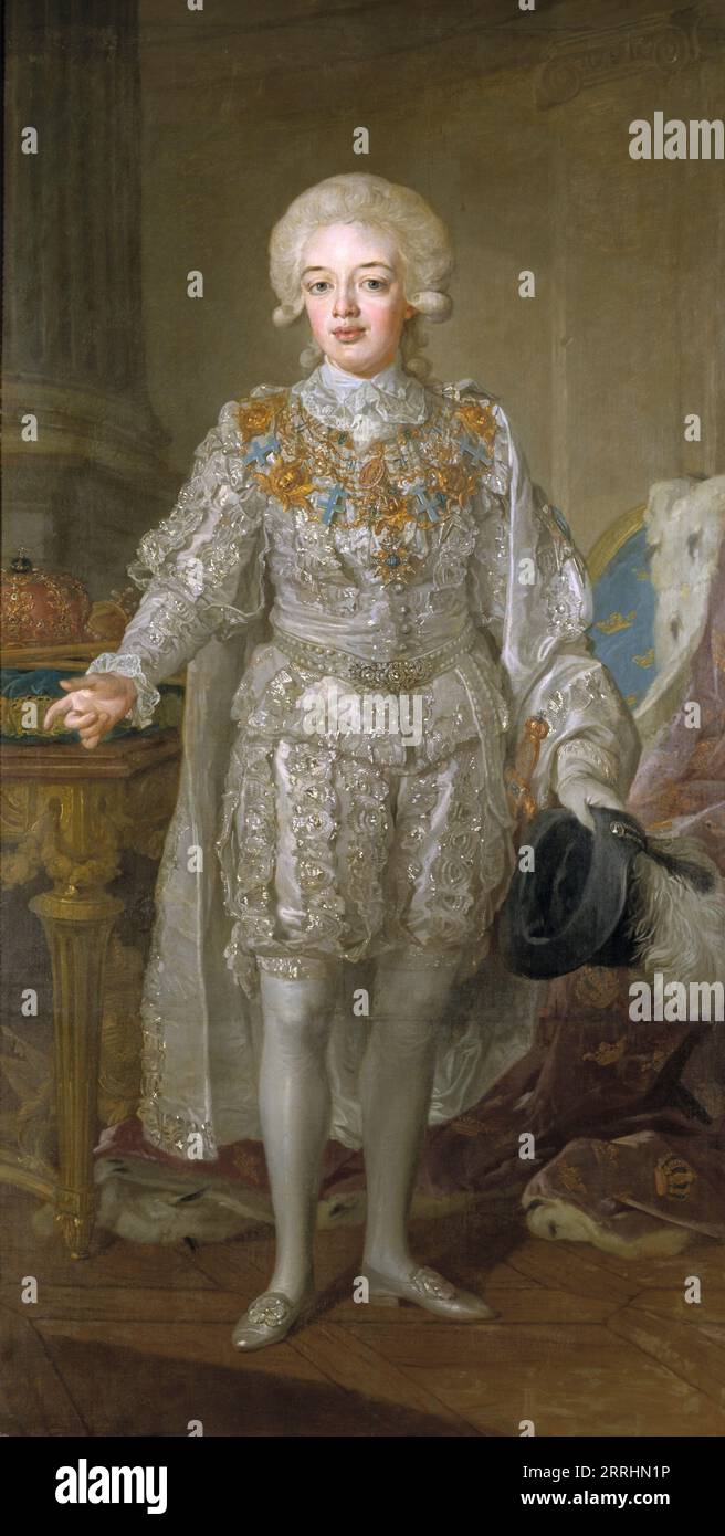 Gustavo IV Adolfo da bambino. Foto Stock