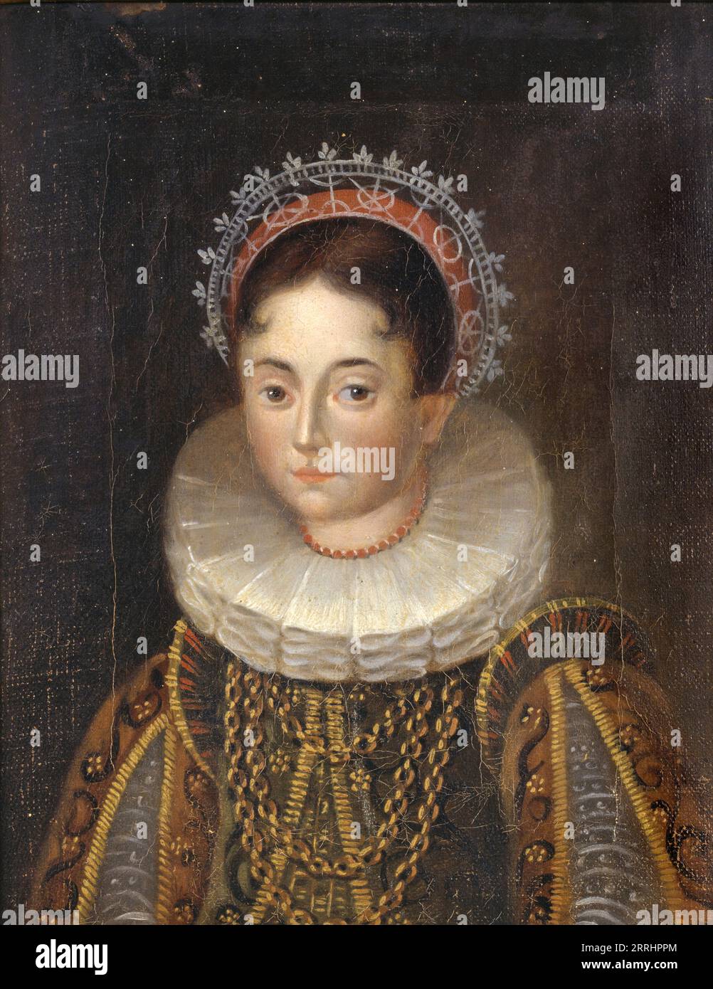 Elisabetta, 1549-1597, Principessa di Svezia, Duchessa di Meclemburgo, sec XVI. Foto Stock