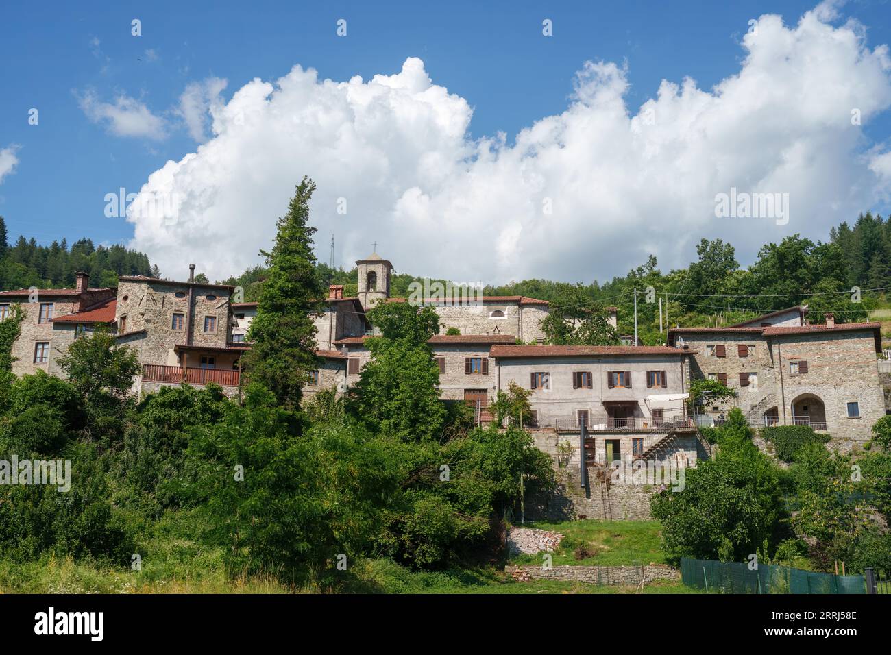 San Donnino, borgo storico della provincia di Lucca, Toscana, Italia Foto Stock