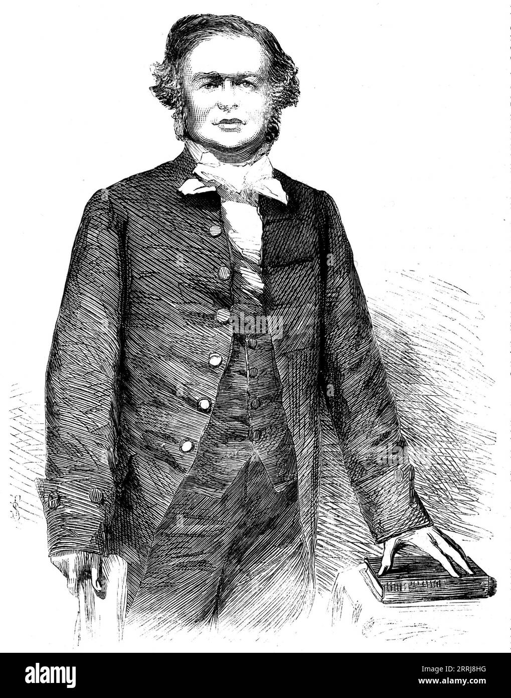 Mr. J. T. Smith, Sindaco di Melbourne, 1858. John Thomas Smith '...commenced vita come impiegato junior in una delle banche del nuovo Galles del Sud ... poi, a ventun anni di età, andò nel distretto di Port Philip (ora Victoria). Qui un amico di scuola domenicale gli aveva raccomandato di lavorare come assistente nella missione della Chiesa d'Inghilterra per gli aborigeni, nelle scuole di cui in quel momento la missione riceveva istruzione circa ottanta bambini nativi... nel 1842 fu restituito a capo del sondaggio come consigliere per la città di Melbourne... nel novembre 1851, il signor Smith fu eletto Mayo Foto Stock