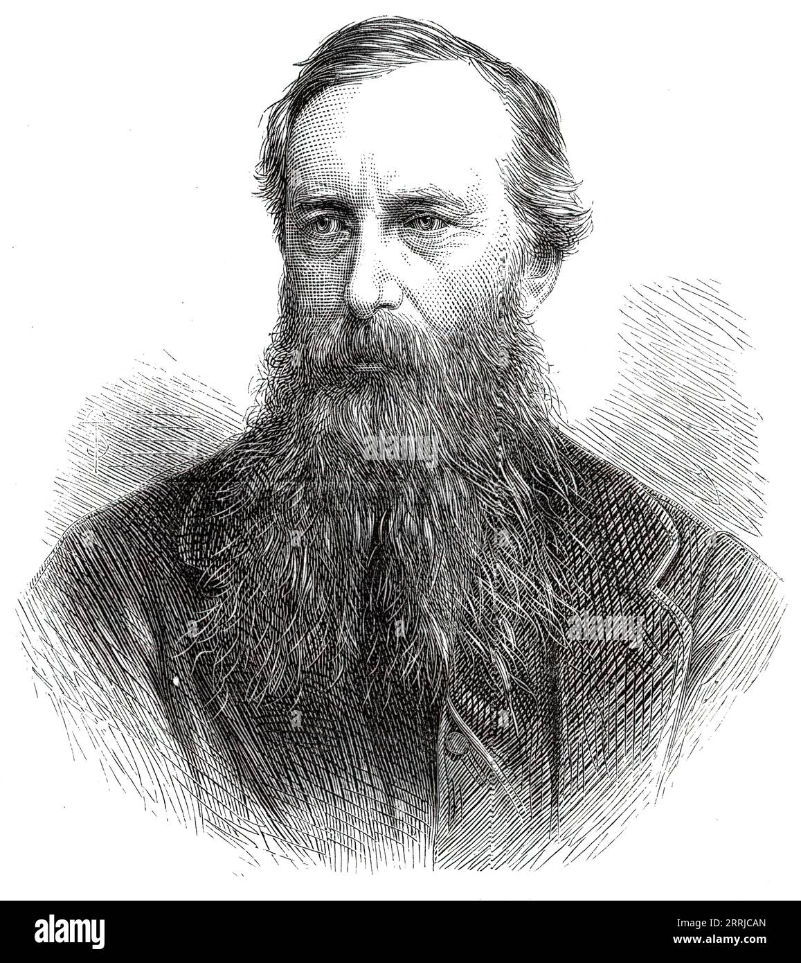 Signor Mulholland, 1876 anni. L'assistente del discorso alla camera dei comuni era il signor Mulholland, M.P. per Downpatrick. È il figlio maggiore del defunto Andrew Mulholland, di Spring vale, nella contea di Down, da Elizabeth, figlia del defunto Thomas M'Donnell, di Belfast. Egli stesso nacque a Belfast nel 1819 e sposò, nel 1851, Frances Louisa, figlia di Hugh Lyle di Knockintown, Londonderry. Mulholland, che è un conservatore, è stato eletto per Downpatrick alle elezioni generali del febbraio 1874. Egli ha già dato prova di capacità e buon senso in quest'Aula, sufficienti a giustificare il sele Foto Stock