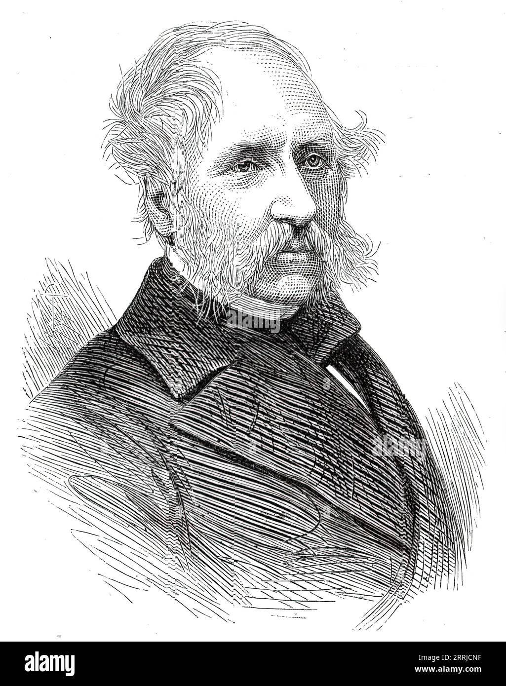 Conte di Erne, 1876. Incisione da una fotografia di Barraud e Jerrard. "L'onorevole John Crichton, III conte di Erne, visconte Erne e barone Erne nella Parìa d'Irlanda, K.P., è appena stato aggiunto alla Parìa del Regno Unito con la dignità e il titolo di Barone Fermanagh; egli sarà un esempio di anomalia parlamentare, in quanto sederà ancora nella camera dei Lord come pari rappresentativo per l'Irlanda, come ha fatto finora, essendo impossibile sostituire dalla camera un pari rappresentativo per l'Irlanda, che può allontanarsi da quell'assemblea solo per morte... l'uninitia Foto Stock