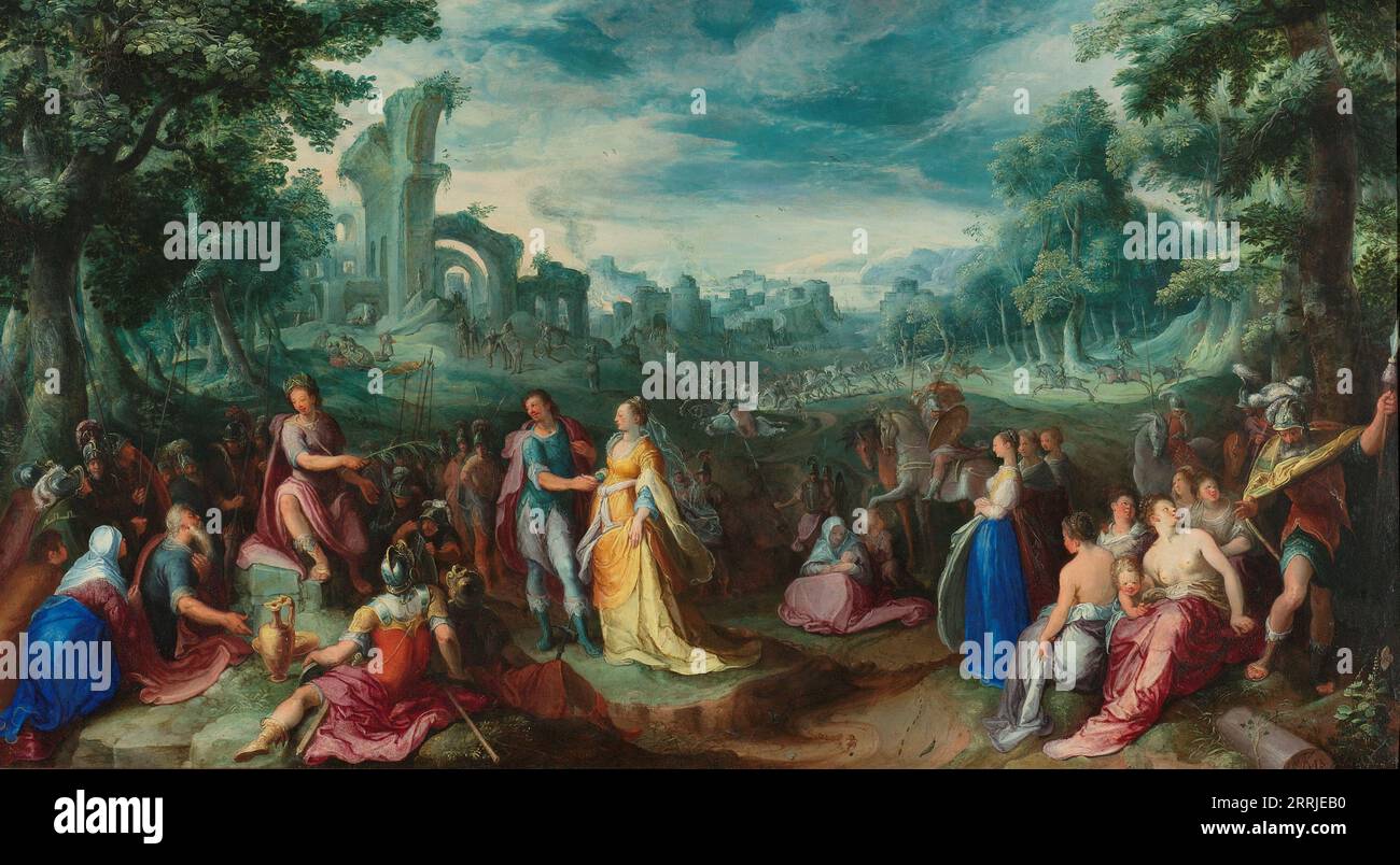 La continuazione di Scipione, 1600. Altri titoli: La continuazione di Scipione. Sul verso: Allegoria sulla natura. Foto Stock