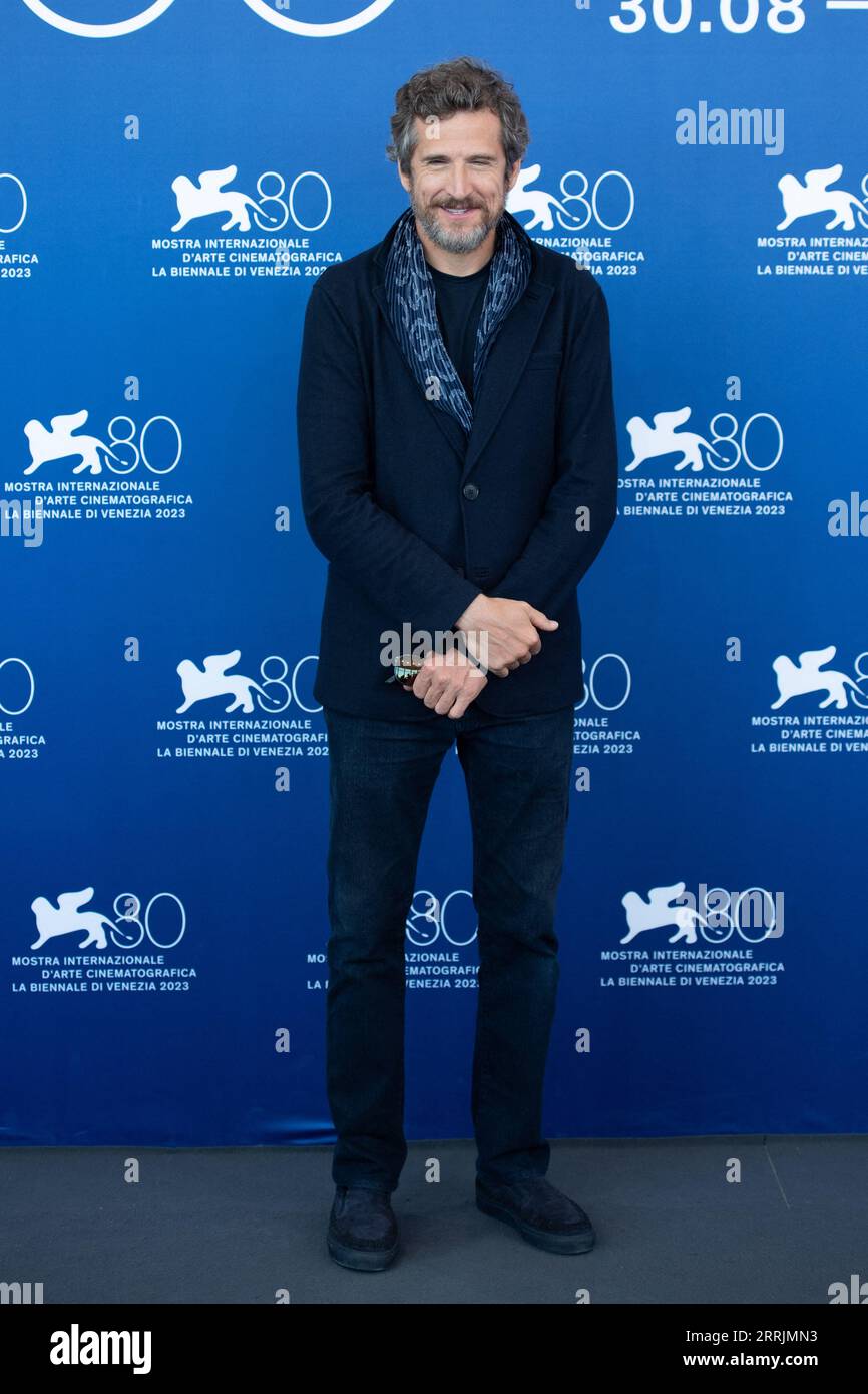 Venezia, Italia. 8 settembre 2023. Guillaume Canet partecipa al Photocall di Hors-Saison (fuori stagione) nell'ambito della 80a Mostra del Cinema di Venezia, l'8 settembre 2023. Foto di Aurore Marechal/ABACAPRESS.COM credito: Abaca Press/Alamy Live News Foto Stock