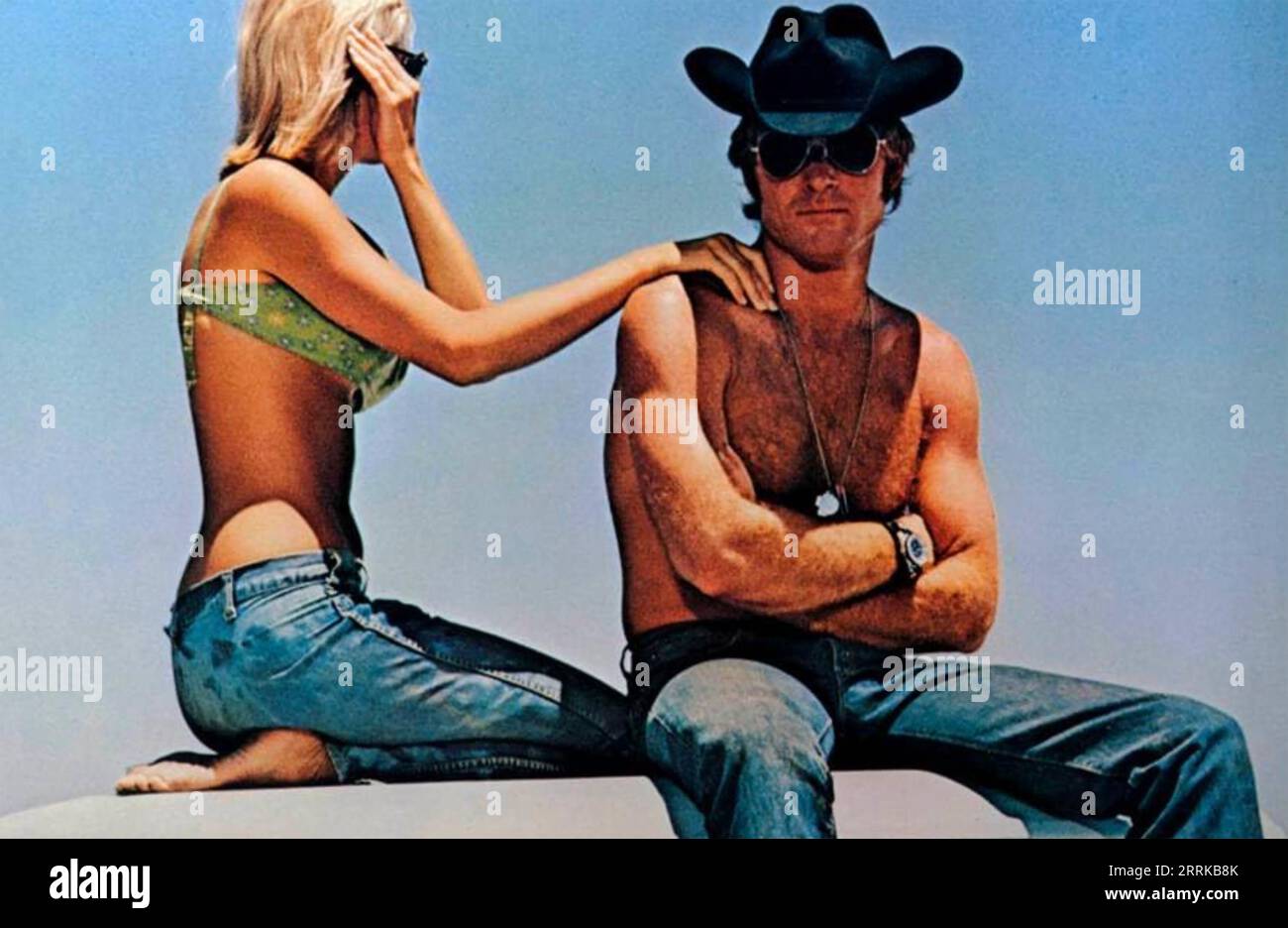 LITTLE FAUSS E BIG HALSY 1970 Paramount Pictures film con Robert Redford ed Erin o'Reilly Foto Stock