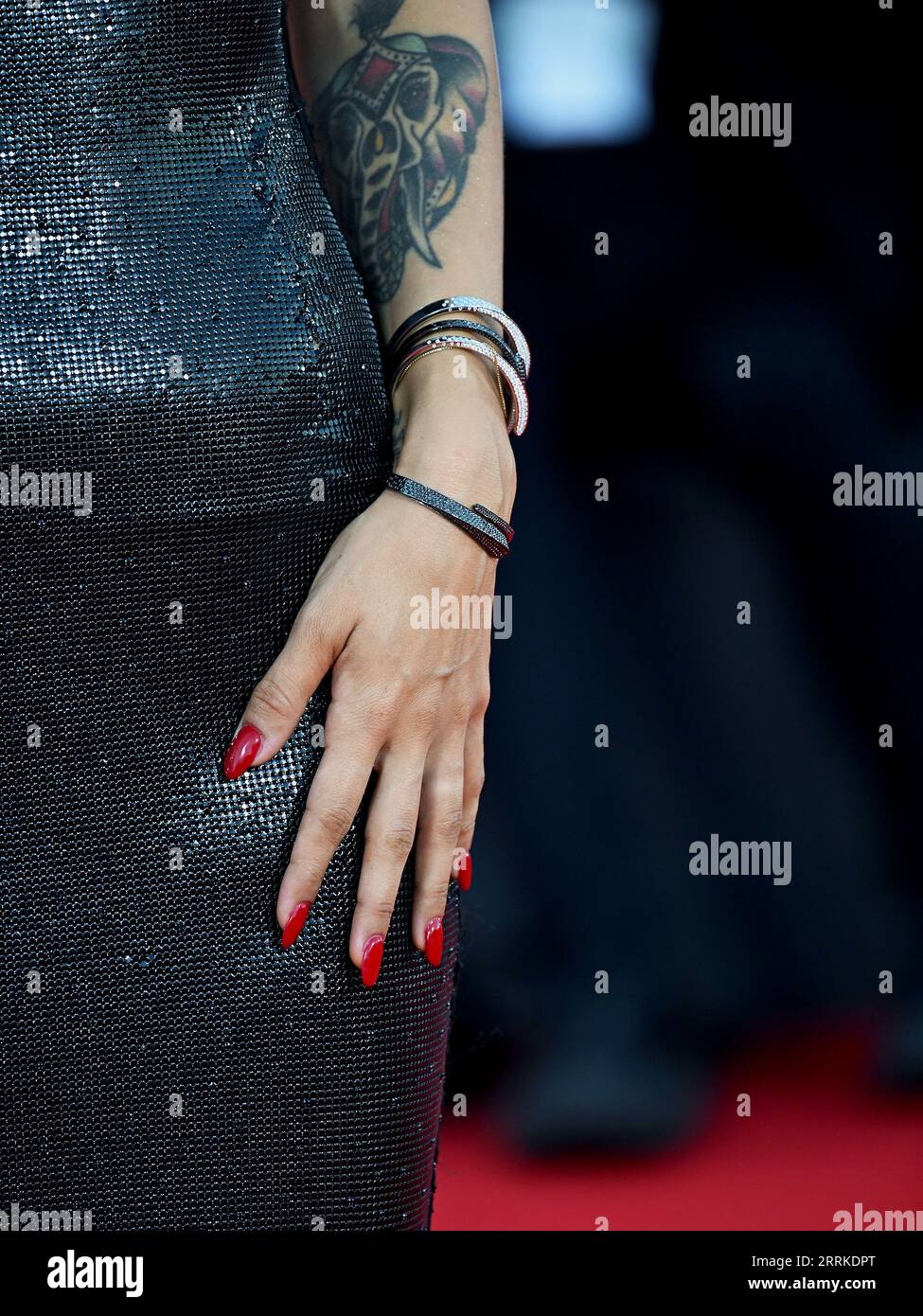 Venezia, Italia. 8 settembre 2023. Sera 10 - Red Carpet Film Hors-Saison. - Nella foto: Levante Credit: Independent Photo Agency/Alamy Live News Foto Stock