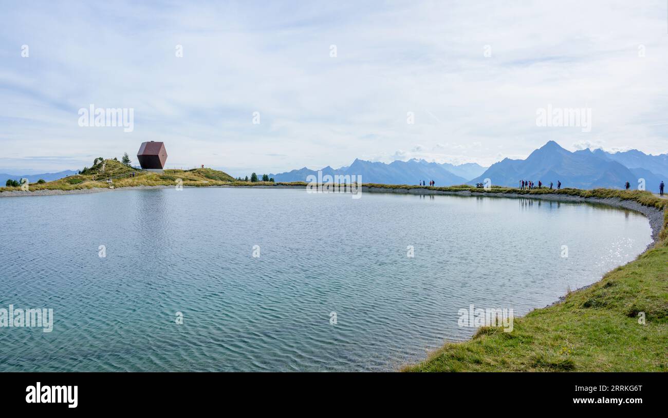 Austria, Tirolo, Zillertal, la Cappella del granato di Mario Botta. Foto Stock