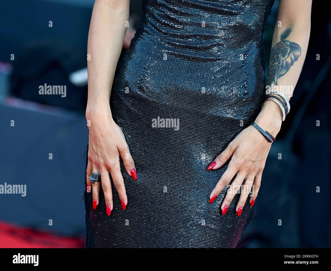 Venezia, Italia. 8 settembre 2023. Sera 10 - Red Carpet Film Hors-Saison. - Nella foto: Levante Credit: Independent Photo Agency/Alamy Live News Foto Stock