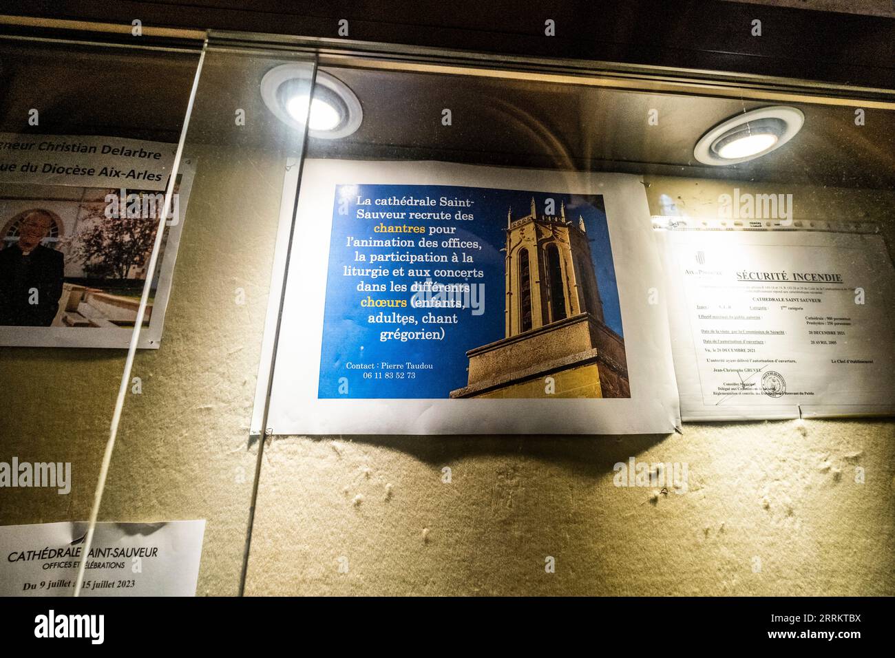 Cathédrale Saint Sauveur ad Aix-en-Provence, Provenza, Francia meridionale, Europa Foto Stock
