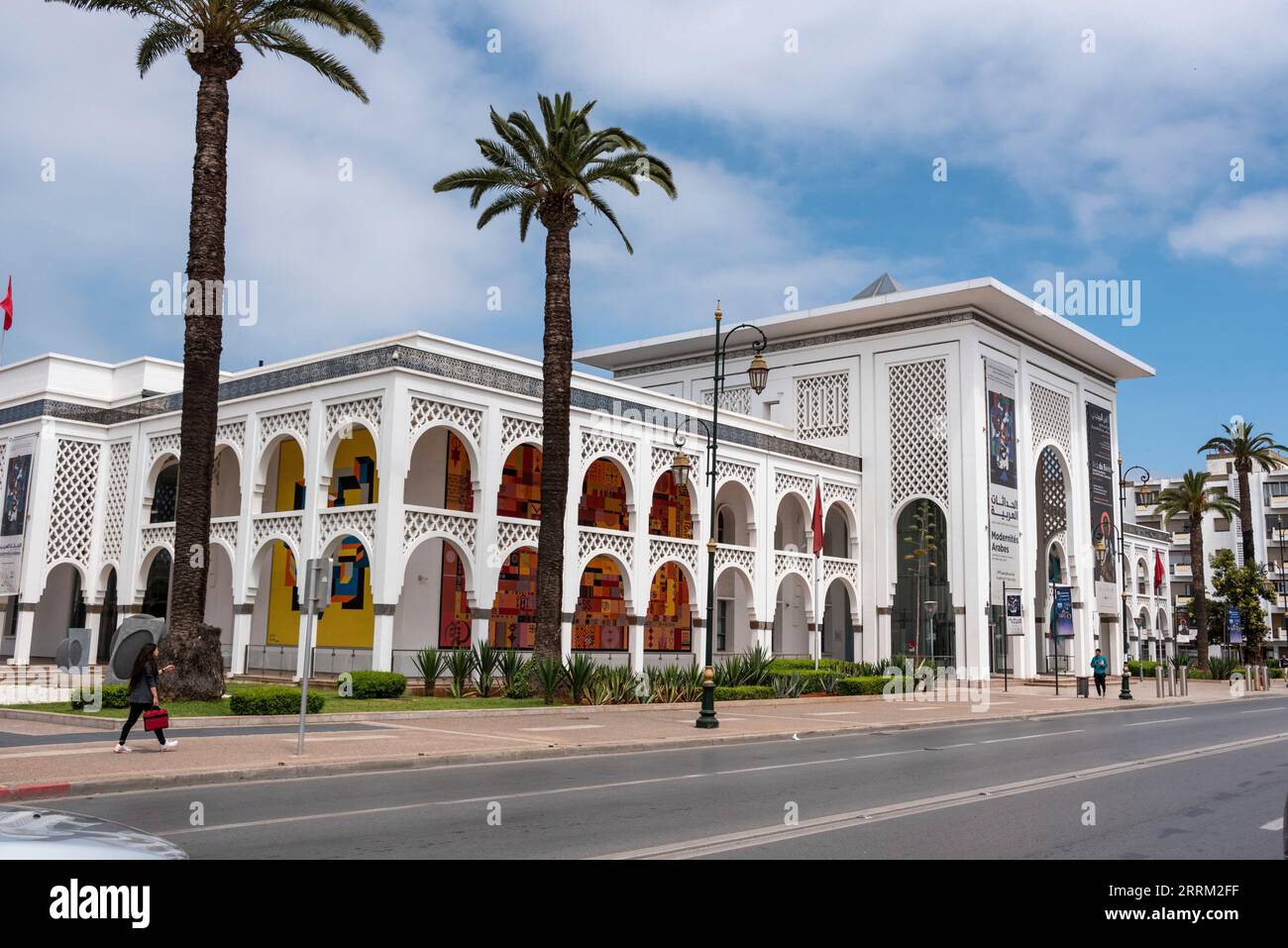 Rabat, Marocco, Museo Mohammed vi di Arte moderna e Contemporanea nel centro di Rabat, Marocco Foto Stock