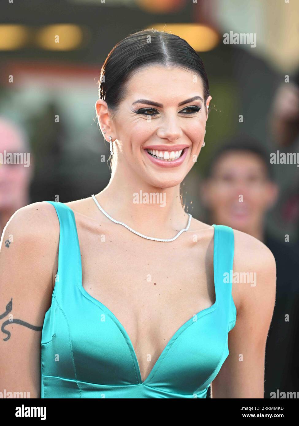 Venezia, . 8 settembre 2023. Sera 10 - Red Carpet Film Hors-Saison. Nella foto Antonella Fiordelisi Credit: Independent Photo Agency/Alamy Live News Foto Stock