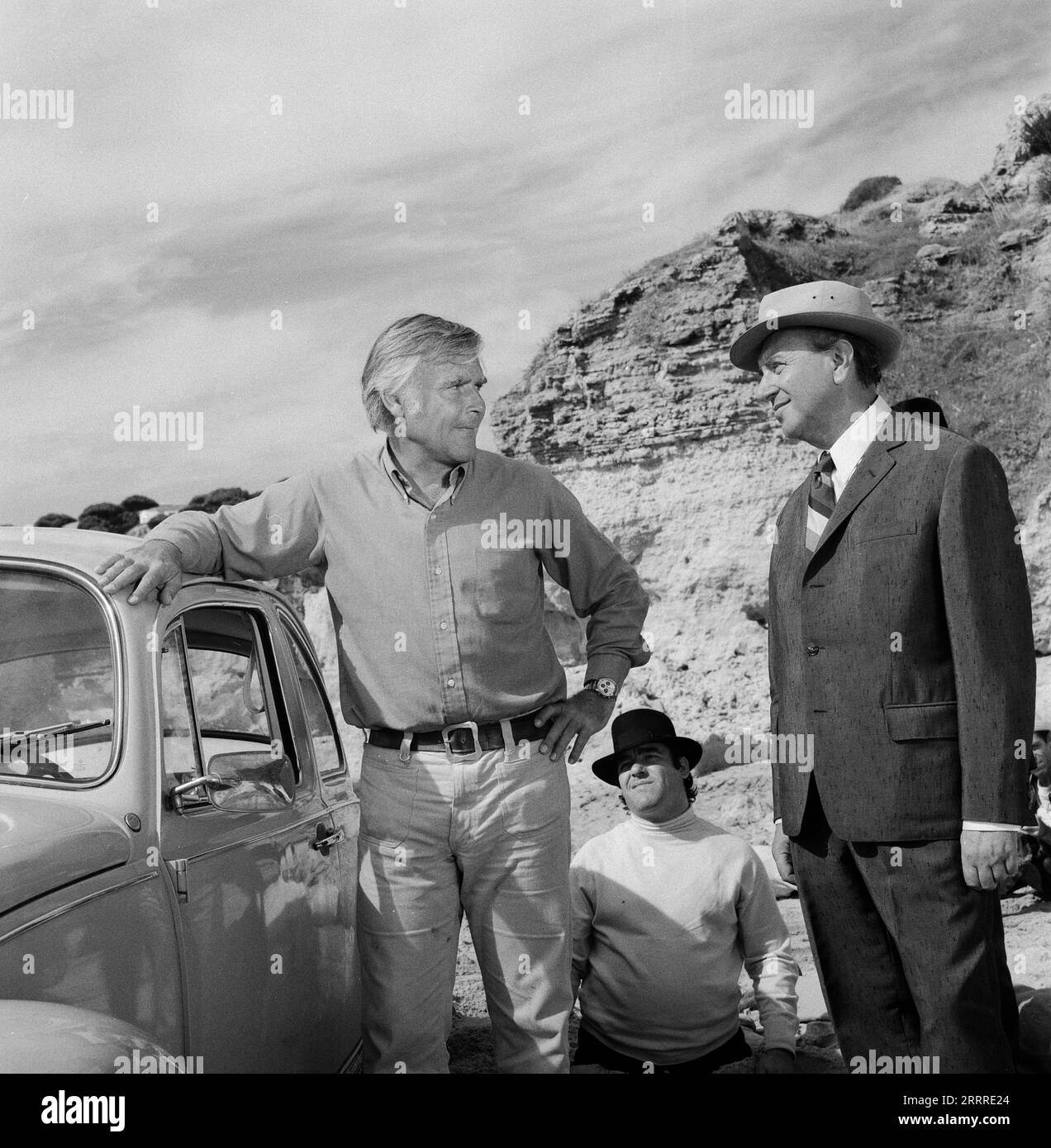 Ein Käfer gibt Vollgas, Filmkomödie, Deutschland/Schweiz 1972, Regie: Rudolf Zehetgruber, Darsteller: Joachim Blacky Fuchsberger, -?- Foto Stock