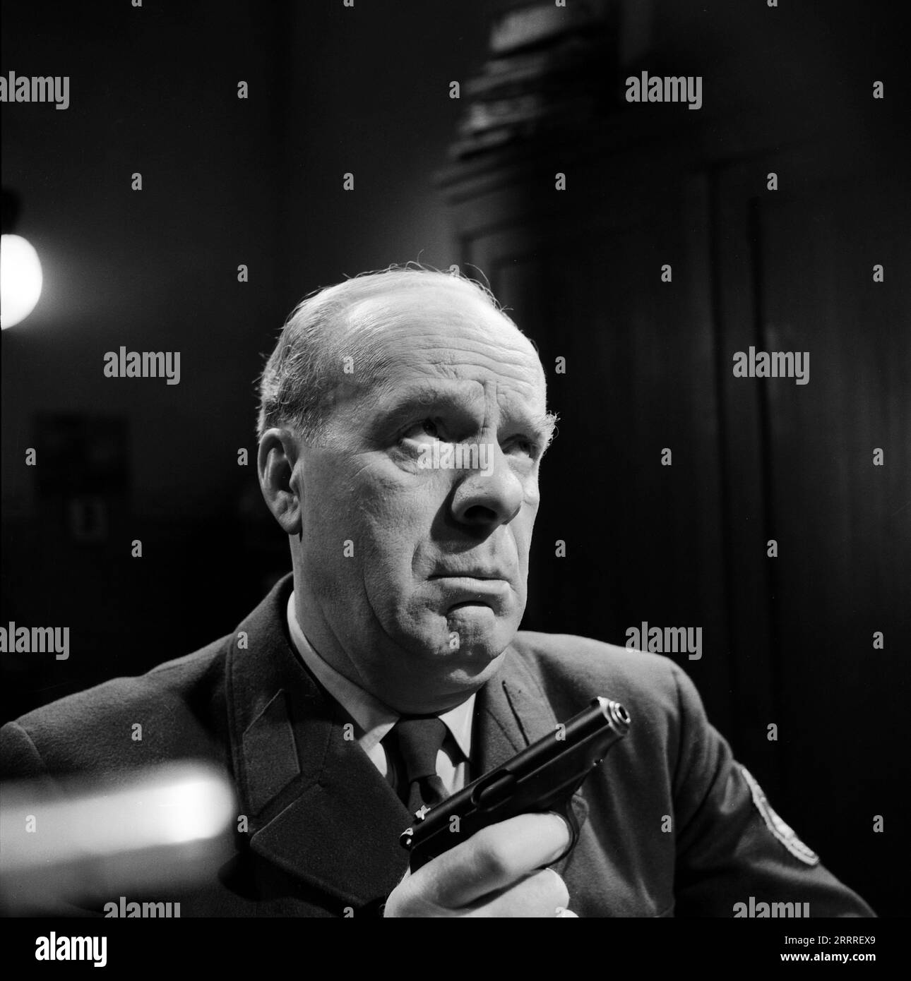 Agatha, laß das Morden Sein!, Krimikomödie, Deutschland 1960, Regie: Dietrich Haugk, Darsteller: Beppo Brem Foto Stock