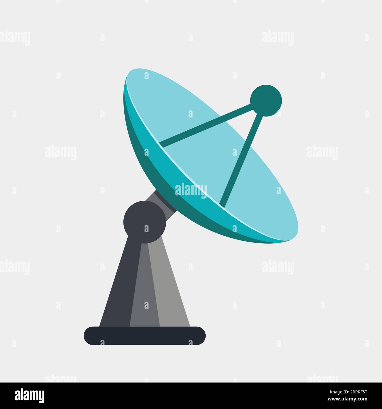 Parabola Satellitare All'alba Immagine Stock - Immagine di ricevi