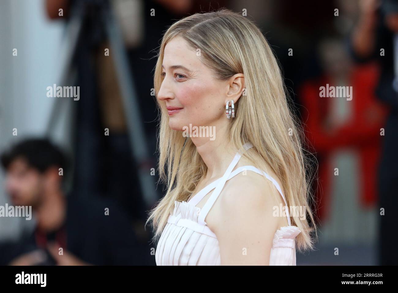 Italia, Lido di Venezia, 08 settembre 2023: Alba Rorhwacher partecipa ad un Red carpet per il film "Hors-Saison" ("fuori stagione") alla 80° Mostra Internazionale d'Arte cinematografica di Venezia l'8 settembre 2023 a Venezia. Foto © Ottavia da re/sintesi/Alamy Live News Foto Stock