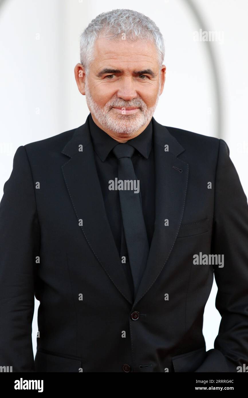 Italia, Lido di Venezia, 08 settembre 2023: Stephane Brize partecipa ad un Red carpet per il film "Hors-Saison" ("fuori stagione") alla 80° Mostra Internazionale d'Arte cinematografica di Venezia l'8 settembre 2023 a Venezia. Foto © Ottavia da re/sintesi/Alamy Live News Foto Stock