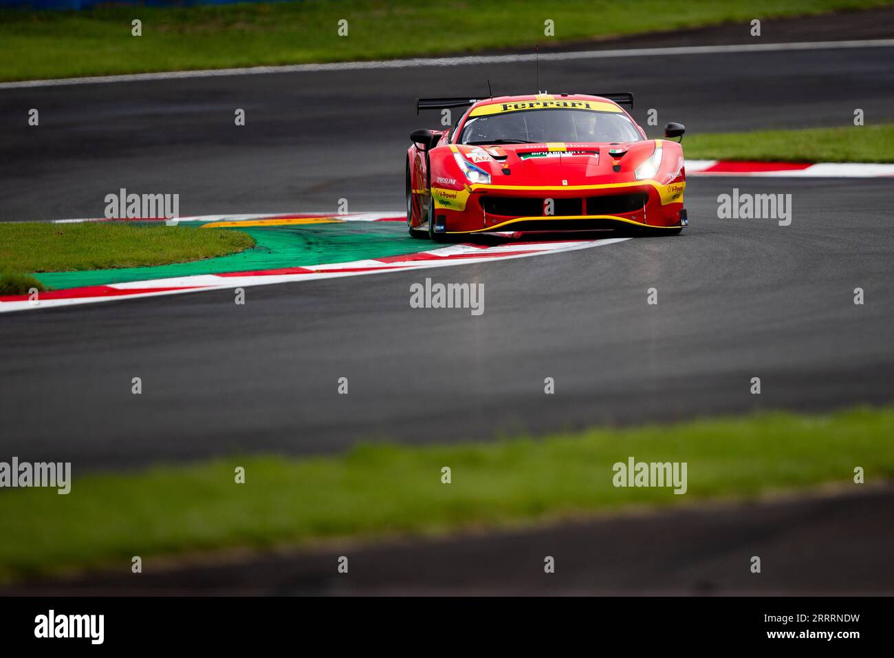 21 KOIZUMI Hiroshi (jpn), MANN Simon (usa), COZZOLINO Kei (jpn), AF Corse, Ferrari 488 GTE Evo, azione durante la 6 ore di Fuji 2023, 6° prova del Campionato Mondiale di Endurance 2023 FIA, dal 7 al 10 settembre 2023 sulla Fuji Speedway, a Oyama, Giappone Foto Stock