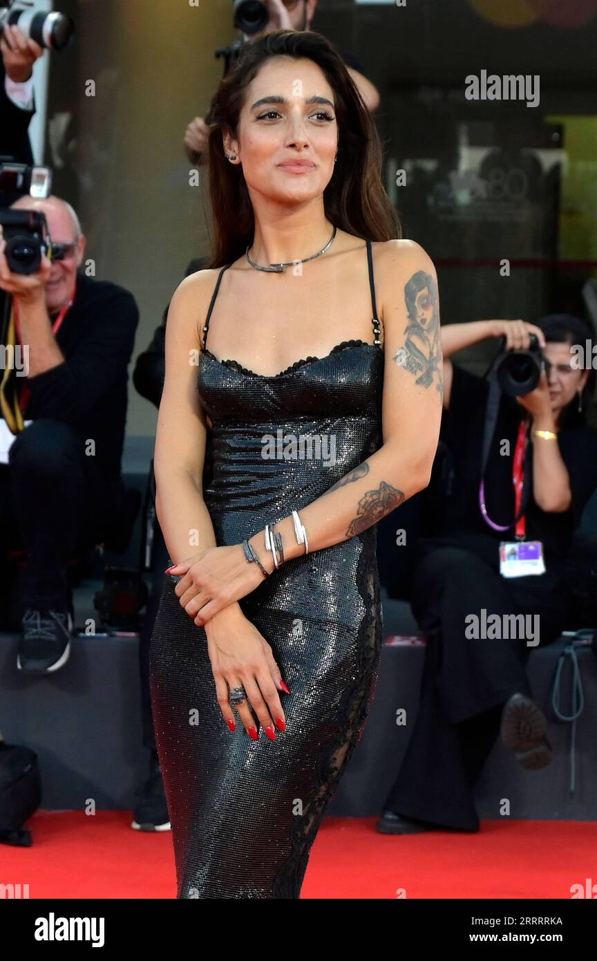 Levante bei der Premiere des Kinofilms 'Hors-saison / Out of Season' auf der Biennale di Venezia 2023 / 80. Internationale Filmfestspiele von Venedig im Palazzo del Cinema. Venedig, 08.09.2023 Foto Stock