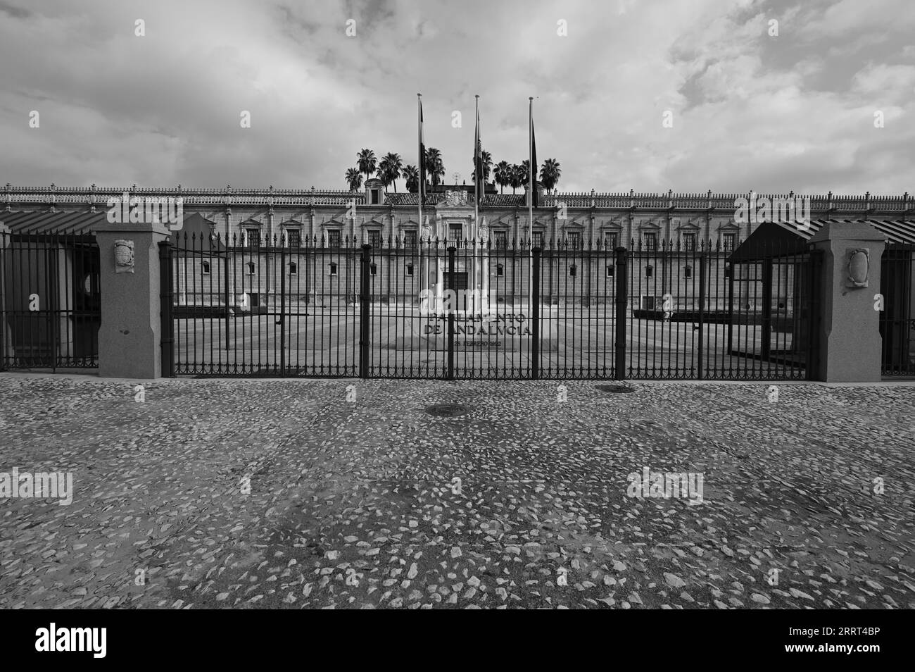 Palazzo del Parlamento di Siviglia in Spagna. Foto Stock