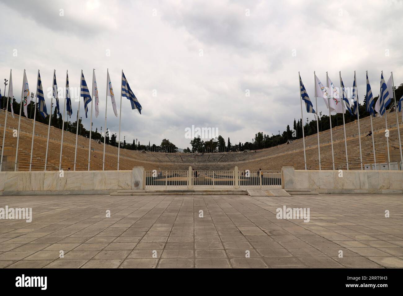 Stadio Panatenaico ad Atene-Grecia Foto Stock