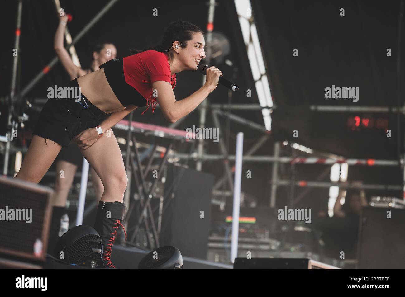 Festival vive Latino, edición España 2023. El festival acogió en Zaragoza a artistas como Juanes, Andrés Calamaro, Ana Tijoux, M-CLAN o Delaporte. Foto Stock