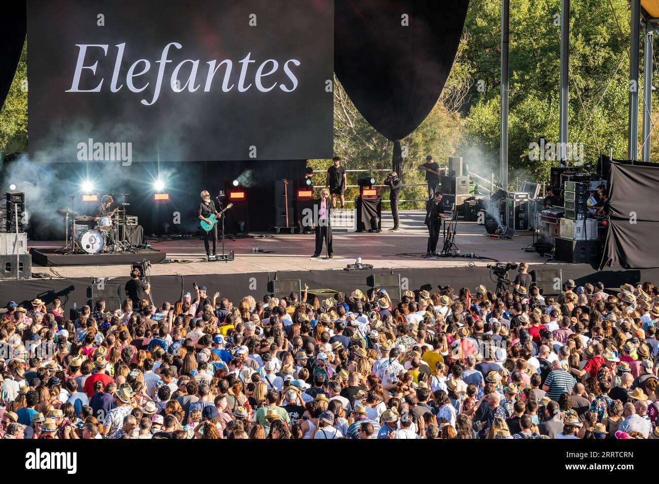 Festival vive Latino, edición España 2023. El festival acogió en Zaragoza a artistas como Juanes, Andrés Calamaro, Ana Tijoux, M-CLAN o Delaporte. Foto Stock