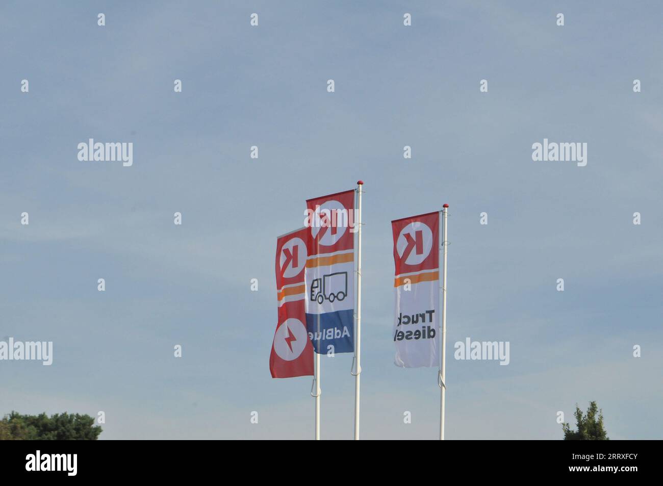 09 settembre 2023/stazione di servizio K-Circle a Srounding Herlve capitale danese Copenaghen Danimarca. (Foto: Francis Joseph Dean/Dean Pictures) Foto Stock