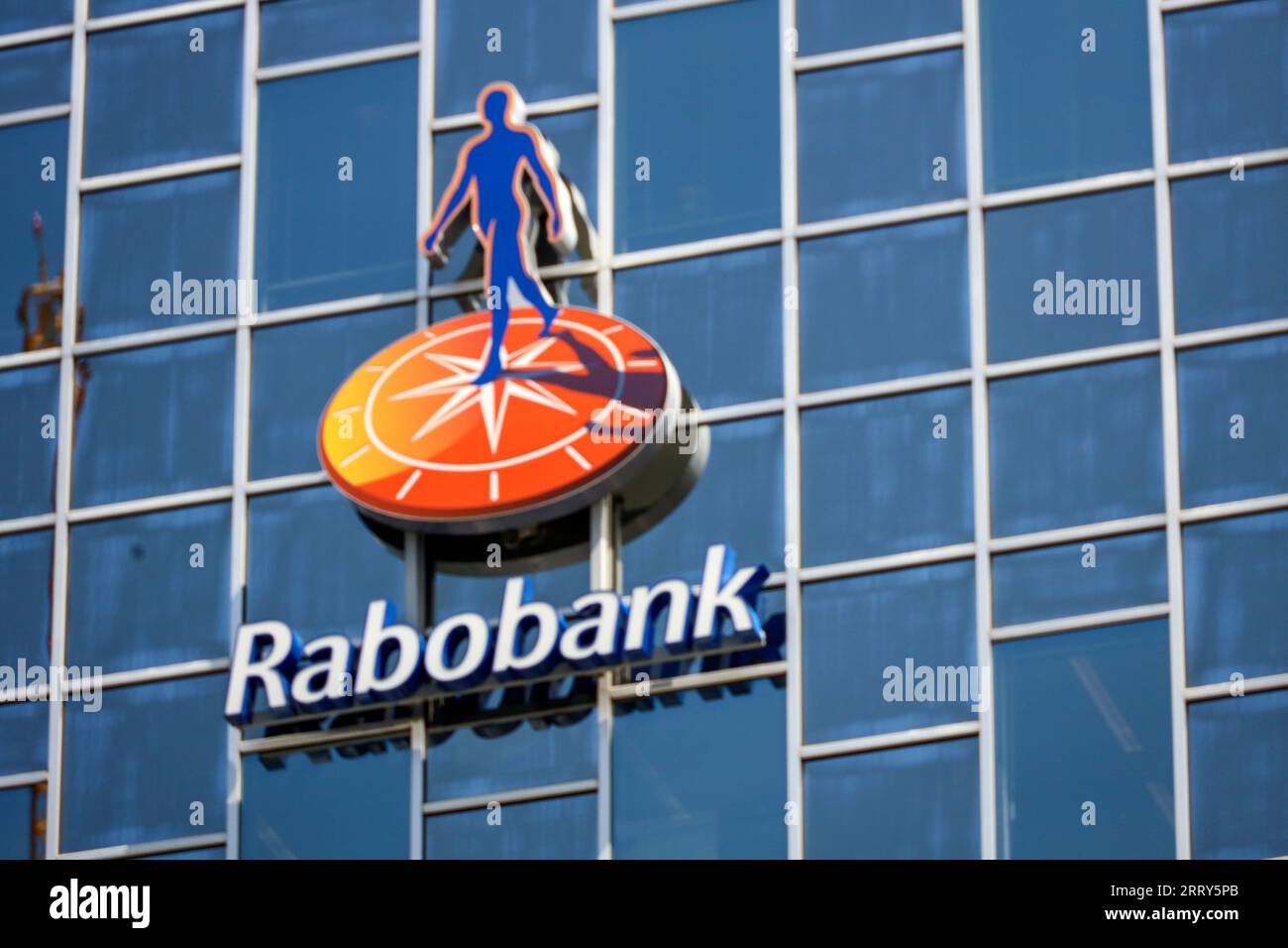 Sede centrale della Rabobank presso la Croeselaan di Utrecht nei Paesi Bassi Foto Stock