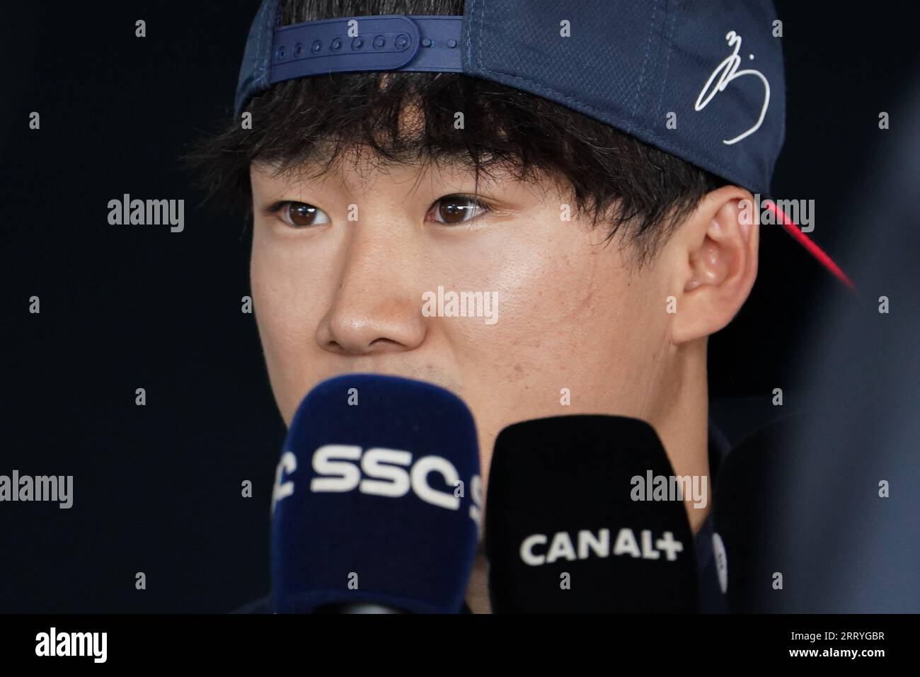 Yuki Tsunoda 22 (JAP), Scuderia AlphaTauri AT04 durante il GRAN PREMIO D'OLANDA DI FORMULA 1 2023 al CM.com circuito di Zandvoort, Paesi Bassi, il 26 agosto 2023 Foto Stock