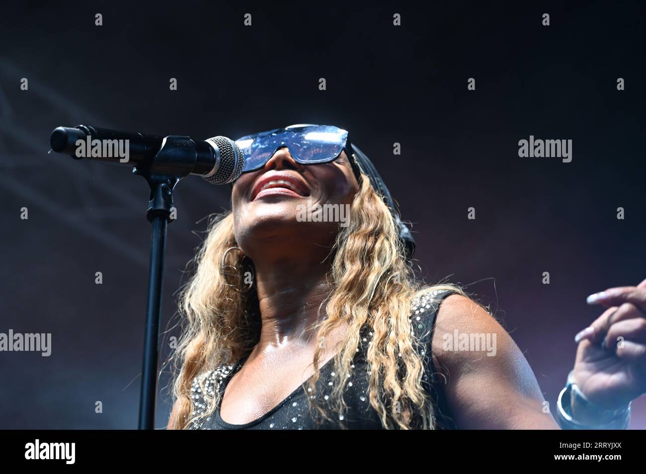 Camden Town, Londra, Regno Unito. 9 settembre 2023. Corolyn Griffey, Jeffrey Daniel, Howard Hewett dei The Shalamar è un gruppo vocale R&B e soul statunitense che si esibisce al Camden Music Festival di Londra. Credito: Vedere li/Picture Capital/Alamy Live News Foto Stock