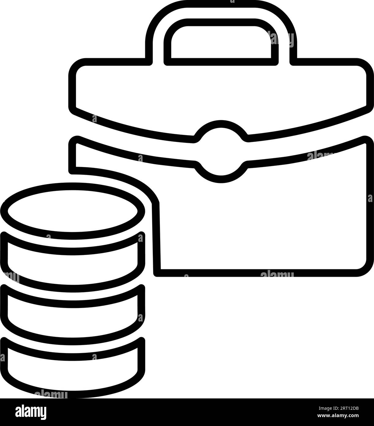 Icona dati aziendali. Uso commerciale, file stampati e presentazioni, materiali promozionali, Web o qualsiasi tipo di progetto. Illustrazione Vettoriale