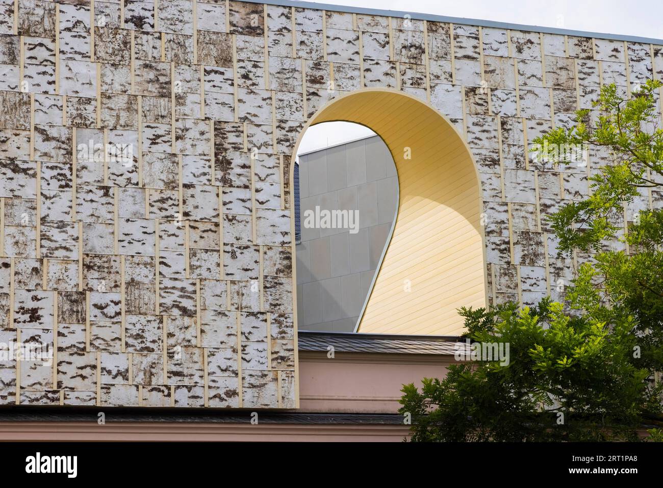 Weimar Experience Portal nel cortile del Centro studi della Duchessa Anna Amalia Library Foto Stock