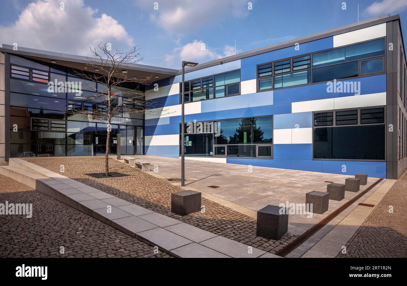 Scuola Campus Technicus a Bernburg Foto Stock