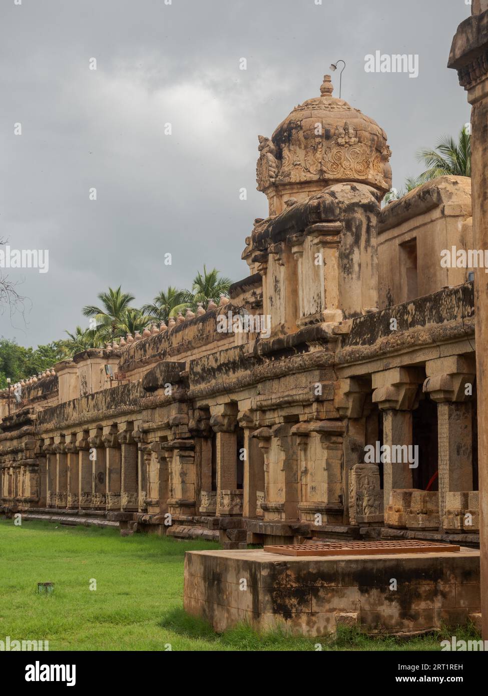 Tempio Brihadeeswara in Tanjore, Tamil Nadu, nell India meridionale Foto Stock