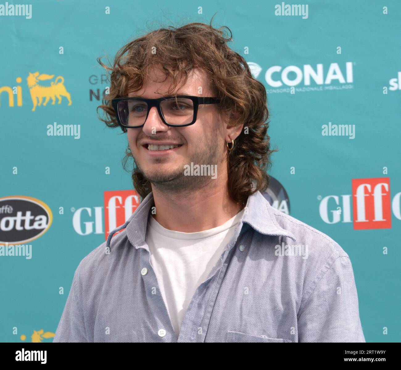 GIFFONI VALLE PIANA, ITALIA - luglio 21,2023 : Antonio Pellegrino alias ZW Jackson al Giffoni Film Festival 2023 - il 21 luglio 2023 a Giffoni Valle piana, Foto Stock