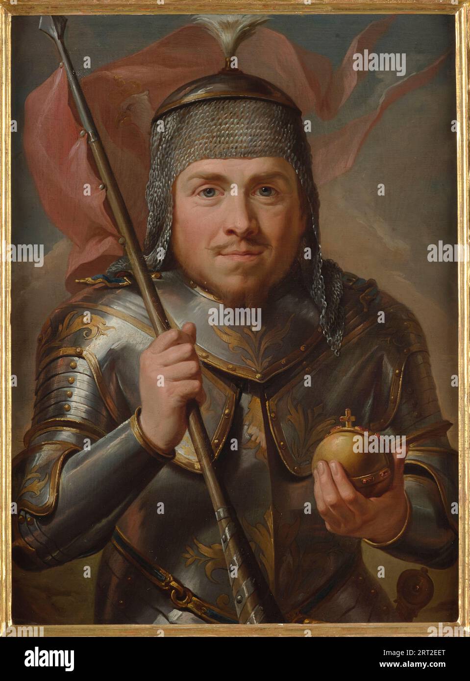 Ritratto di re Ladislao il corto (1260-1333), 1768-1771. Trovato nella collezione del Castello reale, Varsavia. Foto Stock