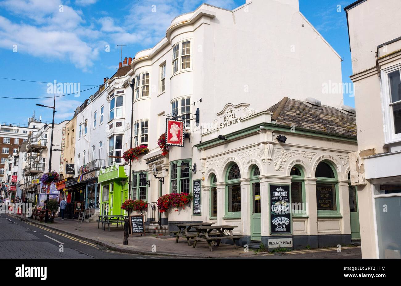Il Royal Sovereign pub in Preston Street, Brighton City centre, Sussex, Inghilterra, Regno Unito Foto Stock