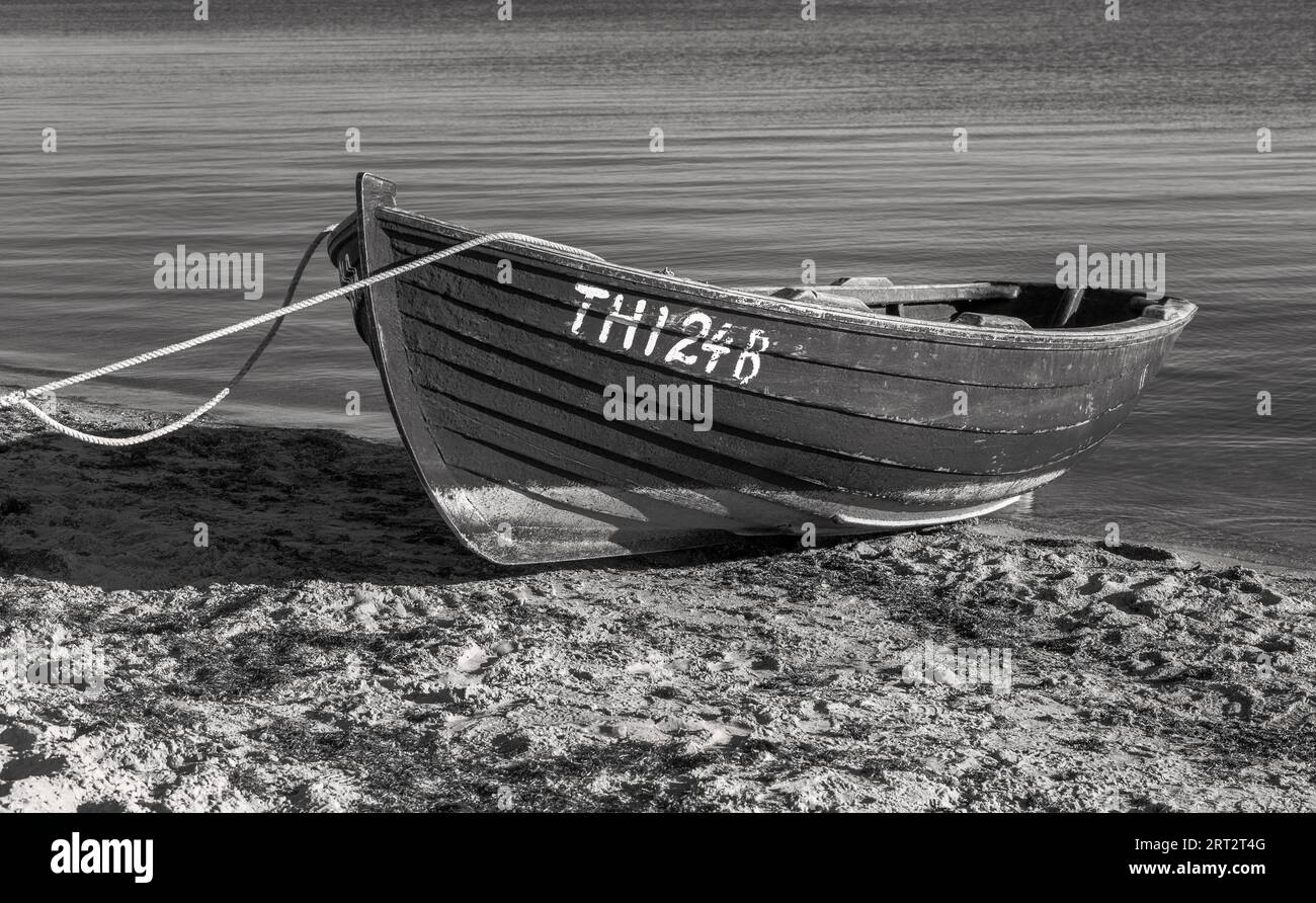 La località balneare baltica di Thiessow è un distretto del comune di Moenchgut nel distretto di Vorpommern Ruegen sull'isola di Ruegen in Foto Stock