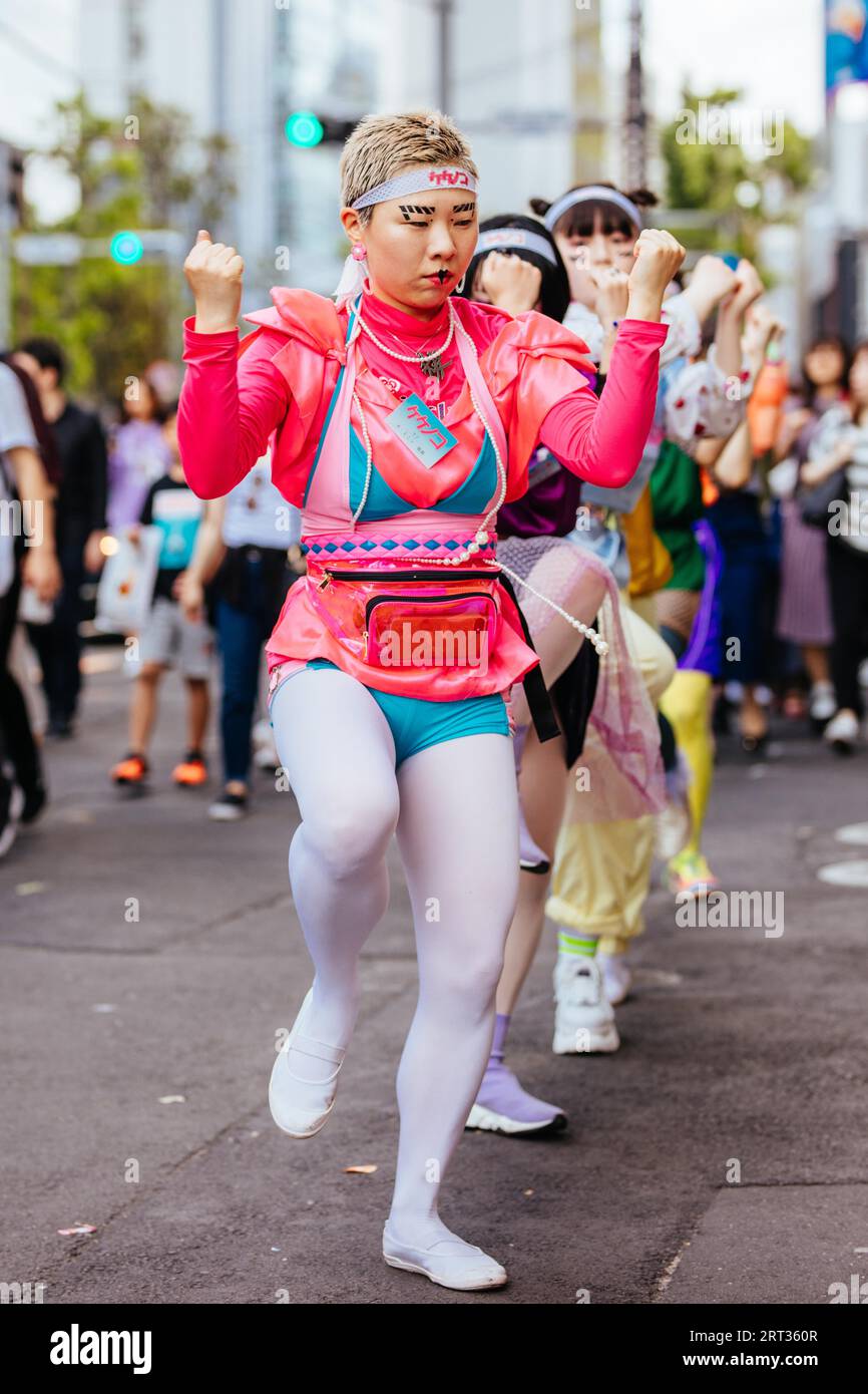 Tokyo, Giappone, 18 maggio 2019: Street Life Portraits of Amazing fashion and culture, incluso cosplay a Harajuku, Tokyo, Giappone Foto Stock