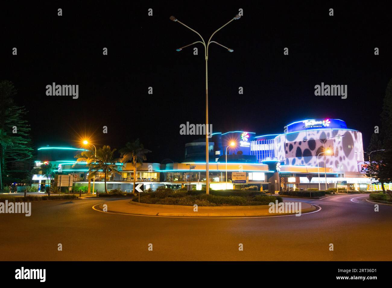 Tweed Heads, Australia, 9 aprile 2018: Casinò Twin Towns Services Club e centro di intrattenimento notturno a Tweed Heads, NSW Australia Foto Stock