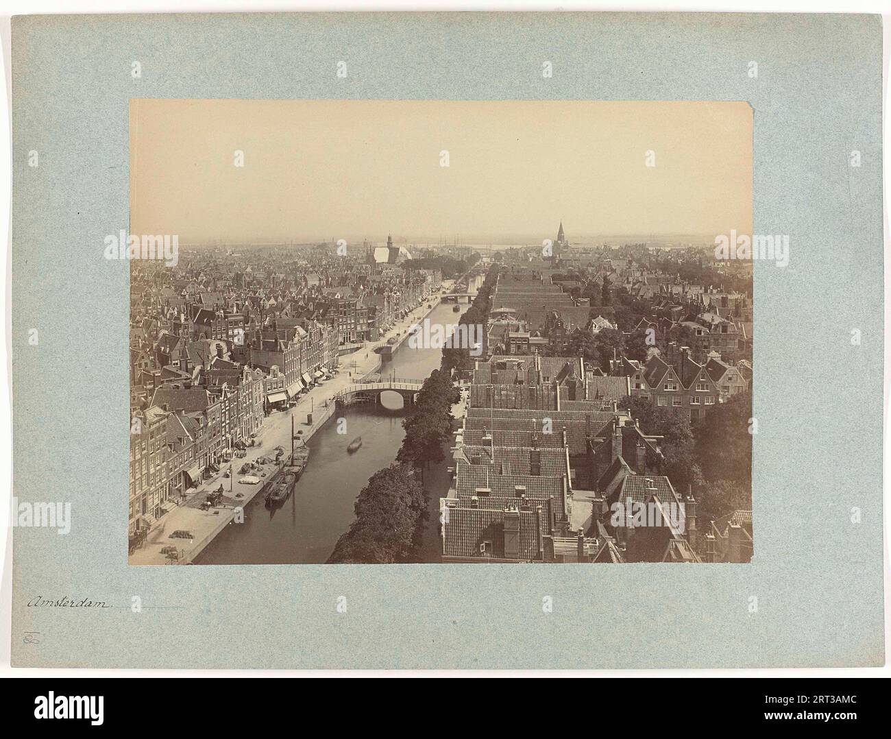 Amesterdam , 1860, Paesi Bassi, Archivio storico Fotografia monocromatica Foto Stock