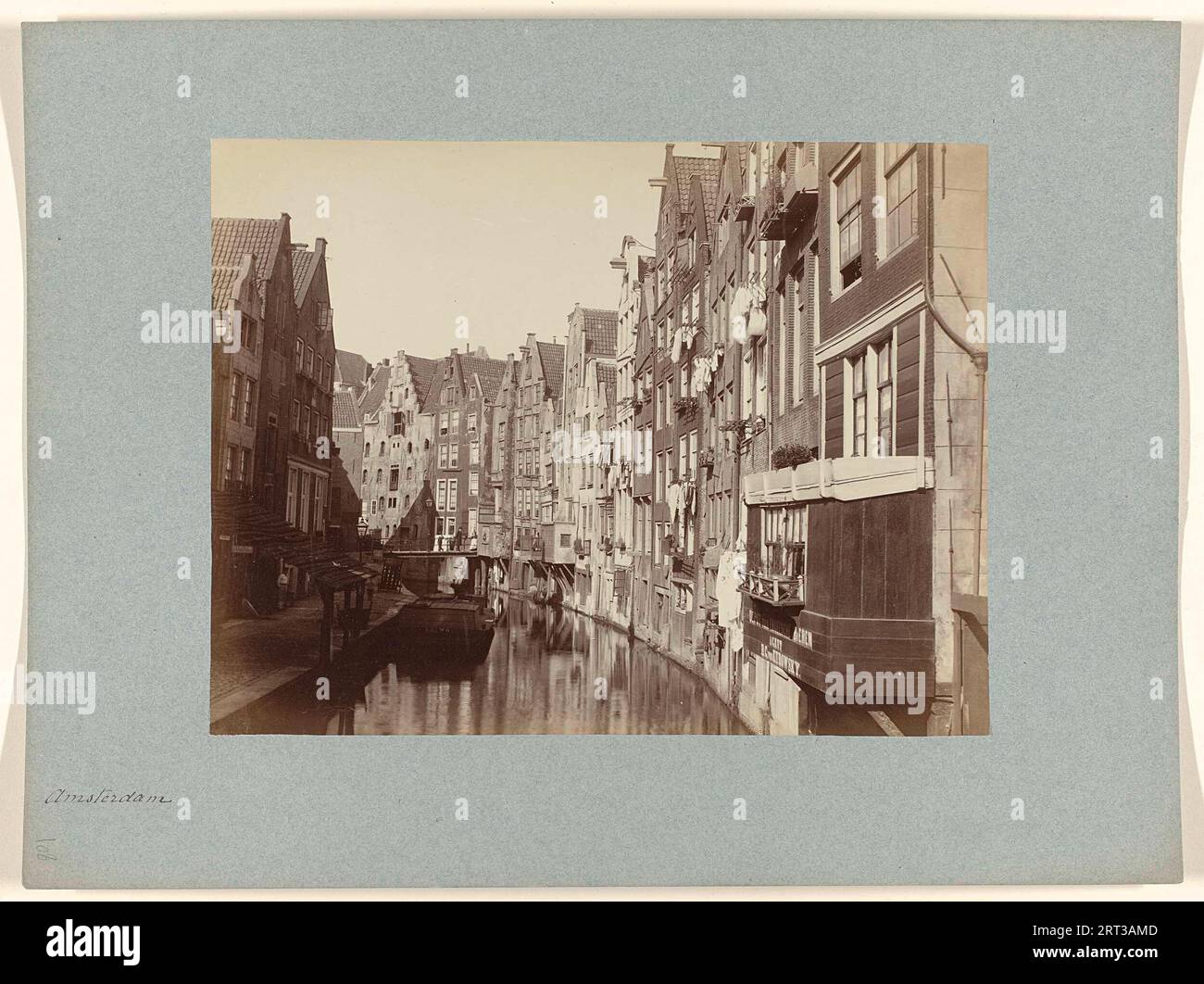 Amesterdam , 1860, Paesi Bassi, Archivio storico Fotografia monocromatica Foto Stock